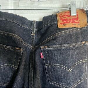 Levi's 501 Men's Dark Blue Straight Jeans